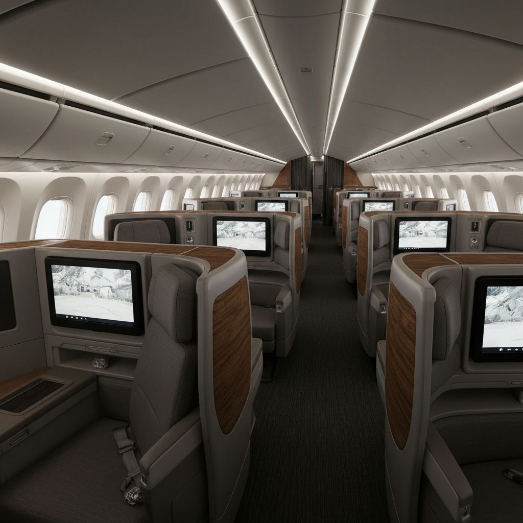 Nepal Jet Airway cabin